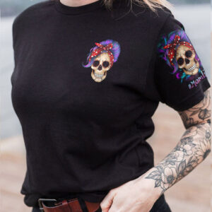 BUT DID YOU DIE MOM LIFE PURPLE MESSY BUN ALL OVER 3