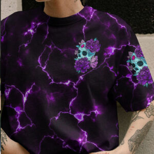 I AM THE STORM FLOWER SKULL ALL OVER 2