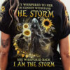I AM THE STORM REAPER SUNFLOWER ROSES WINGS ALL OVER 1 1