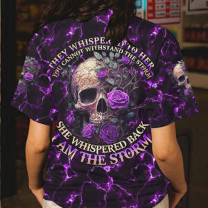 I AM THE STORM ROSE SKULL ALL OVER 1 1