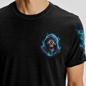 I CANT GO TO HELL MAD REAPER SKULL ALL OVER 1