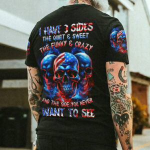 I HAVE 3 SIDES 3 SKULLS ALL OVER 3