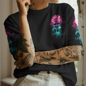 I TRY TO AVOID DRAMA SMOKE SKULL ALL OVER 1 1