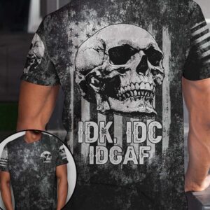 IDGAF FLAG SKULL ALL OVER