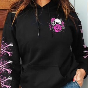 IM A B DONT TRY ME ROSE SKULL ALL OVER 1