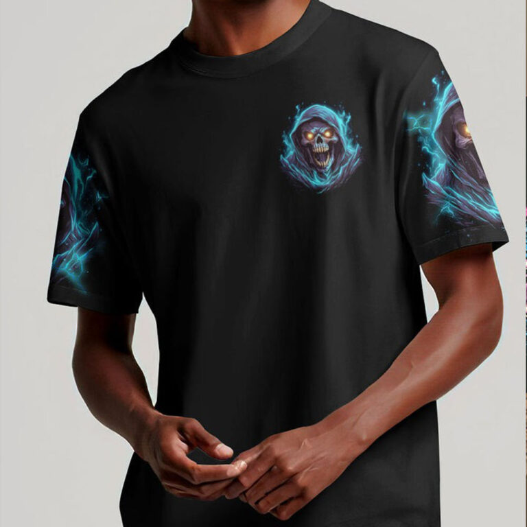 Men’s Yellow Armor Of God All Over Print Christian T-shirt - Covered In - Foto 8