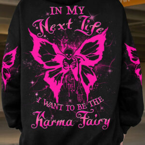 KARMA FAIRY PINK SKULL WINGS ALL OVER 1