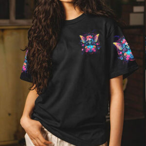 KARMA FAIRY SKULL LADY ROSES ALL OVER 1