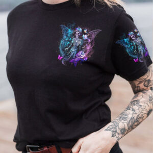 KARMA FAIRY SKULL SKELETON ROSE ALL OVER 1