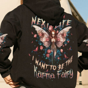 KARMA FAIRY SKULL WINGS ROSE ALL OVER 1