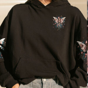 KARMA FAIRY SKULL WINGS ROSE ALL OVER