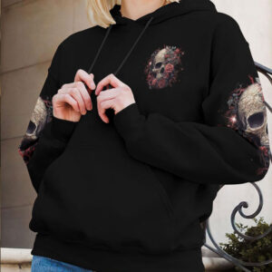 MY GIVE A F ROSE SKULL ALL OVER 1