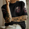 MY GIVE A F ROSE SKULL ALL OVER 2