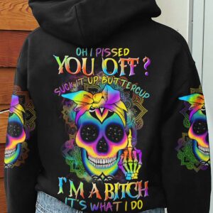 OH I PISSED YOU OFF SKULL MANDALA ALL OVER 2