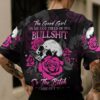 THE GOOD GIRL IN ME GOT TIRED SKULL ROSE ALL OVER 5