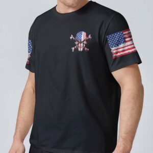 THIS IS AMERICA PATRIOTIC SKULL ALL OVER 1 4