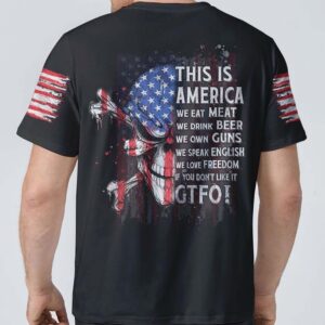 THIS IS AMERICA PATRIOTIC SKULL ALL OVER 5