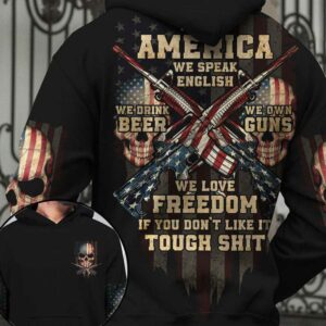 THIS IS AMERICA PATRIOTISM SKULL ALL OVER 1