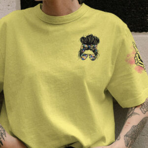 WARNING MY MOUTH MESSY BUN ALL OVER 1 1