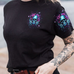 WARNING THIS TATTOOED GIRL SKULL FLOWERS ALL 1