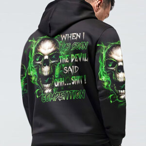 WHEN I WAS BORN SKULL ALL OVER