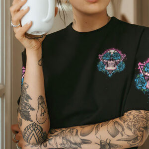 YOU COULDNT HANDLE ME TRIANGLE SKULL ALL OVER 1 1