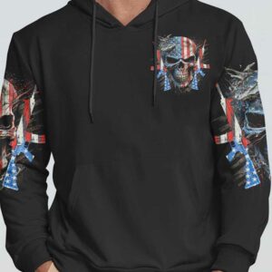 AMERICA LIVE IT LOVE IT OR GET THE HELL OUT SKULL ALL OVER 1