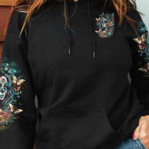 DONT TRY TO FIGURE ME OUT SUGAR SKULL ALL OVER 3