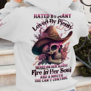 HATED BY MANY COWBOY SKULL ALL OVER 1