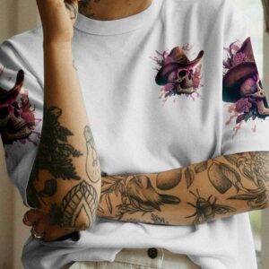 HATED BY MANY COWBOY SKULL ALL OVER 3