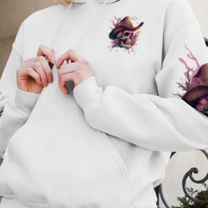 HATED BY MANY COWBOY SKULL ALL OVER