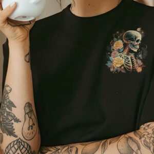 I AM A SWEET GIRL BUT IF YOU PISS ME OFF ROSE SKELETON ALL OVER 3