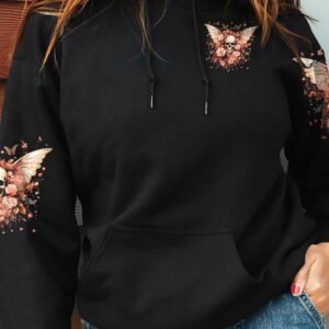 I AM A SWEET GIRL SKULL FLOWERS ALL OVER 1