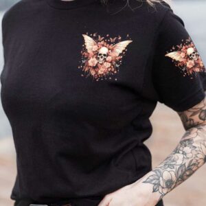 I AM A SWEET GIRL SKULL FLOWERS ALL OVER 3