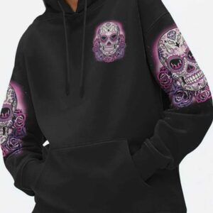 I AM A SWEET GIRL SUGAR SKULL ROSE ALL OVER 3