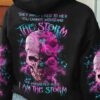 I AM THE STORM SKULL ROSE ALL OVER