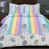 I DO WHAT I WANT SKULL RAINBOW BEDDING SET