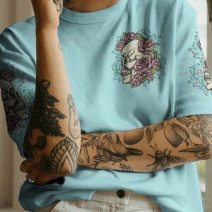 I MAY NOT BE PERFECT SKULL ROSES ALL OVER 1