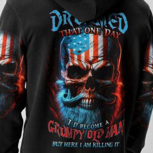 I NEVER DREAMED THAT ONE DAY GRUMPY OLD MAN SKULL ALL OVER 2