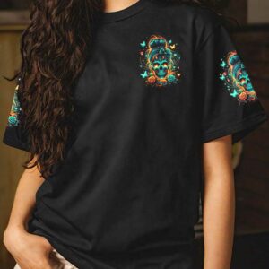 I TRY TO AVOID DRAMA MESSY BUN SKULL ALL OVER 1