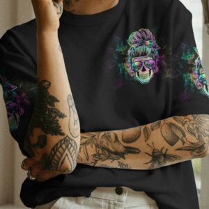 IF YOU THINK IM A B TIE DYE SKULL ALL OVER 2