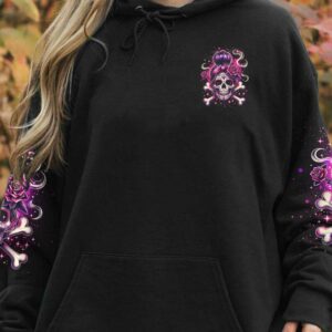 IM A B DONT TRY ME ROSE MESSY BUN ALL OVER 3