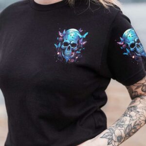 IM BLUNT BECAUSE GOD ROLLED ME SKULL BUTTERFLY ALL OVER 1