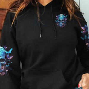 IM BLUNT BECAUSE GOD ROLLED ME SKULL BUTTERFLY ALL OVER 3