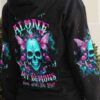 IM NEVER ALONE ROSE BUTTERFLY SKULL ALL OVER 2