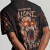 IM NEVER ALONE SKULL DEMON ALL OVER