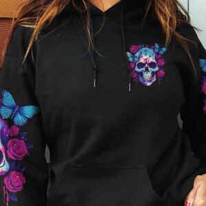 IM NOT A B IM JUST HONEST SKULL ROSE AMERICA ALL OVER 3