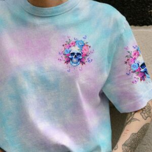 IM NOT ANTI SOCIAL MAD SKULL FLOWER ALL OVER 3