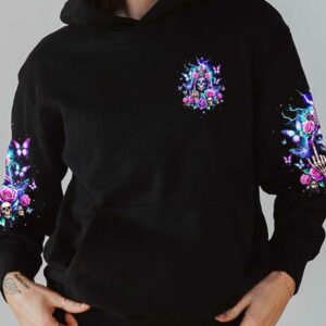 IM THE F QUEEN LADY SKULL ROSE ALL OVER 1