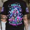 IM THE F QUEEN LADY SKULL ROSE ALL OVER 2